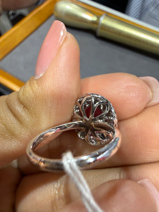ANILLO 26- TURMALINA - 18K - Talla 6 1/2