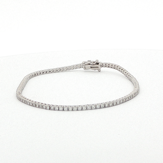 Pulsera Tennis de diamantes naturales 1 ct