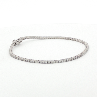 Pulsera Tennis de diamantes naturales 1 ct