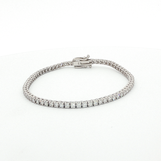 Pulsera tennis diamantes 3 ct
