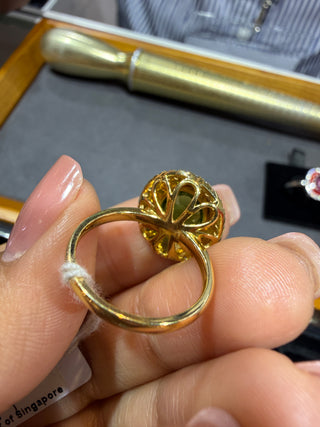 ANILLO 27- TURMALINA - 18K - Talla 6