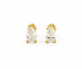 Studs Diamantes de laboratorio Pera 1 ct