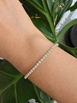 Pulsera Tennis diamantes 4 ct