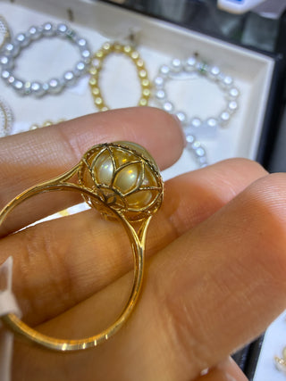 ANILLO 19- NATURAL - 18K - Talla 7