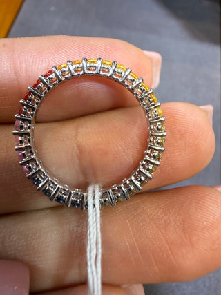 ANILLO 20- ZAFIROS - 18K - Talla 6 1/2