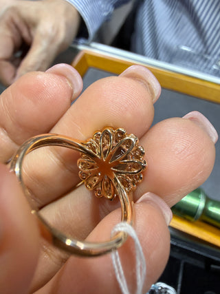 ANILLO 25 - AGUAMARINA - 18K - Talla 7