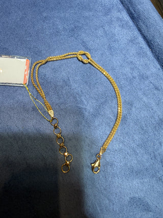 PULSERA NUDO 18K MEDIDA 17 CM
