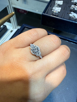 ANILLO Triada con Halosr - LAB- TALLA 6