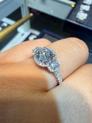 ANILLO Triada con Halosr - LAB- TALLA 6