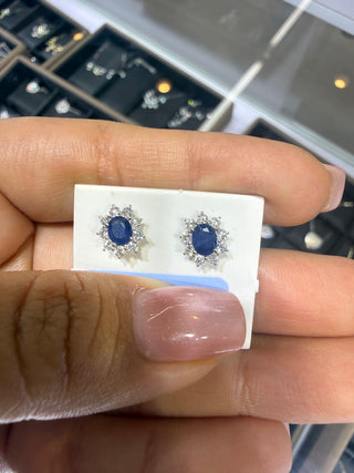 ARETES MINI Rosetta  - Zafiros- 18K