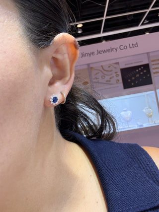 ARETES MINI Rosetta  - Zafiros- 18K