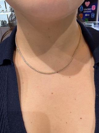 Collar tennis buttercup - LAB - 14K