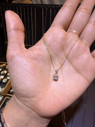 COLLAR Solitario OCT - NATURAL - 18K