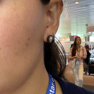 ARETES PERLA - AURORA PEACOCK