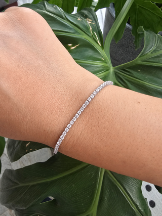 Pulsera Tennis diamantes 2 ct