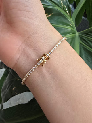 Pulsera Tennis diamantes 2 ct